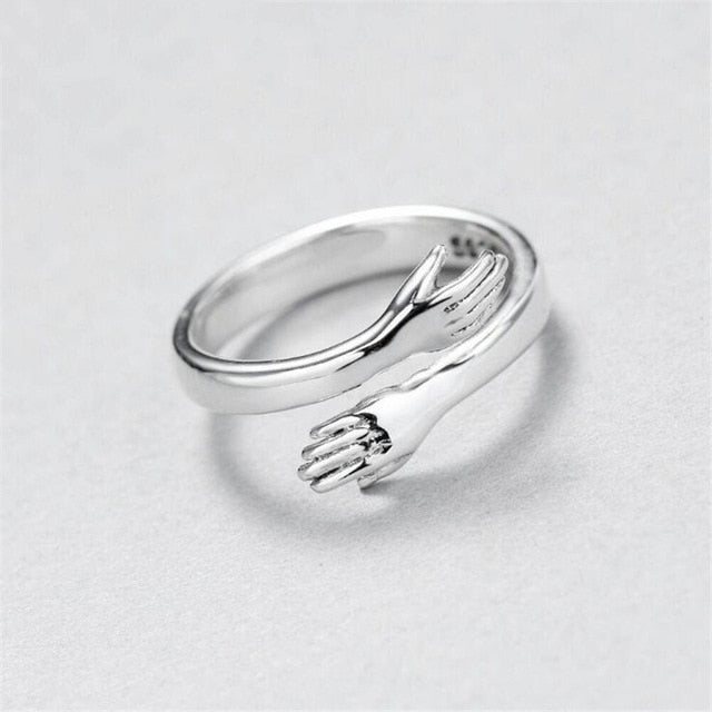 Simple Fashion Silver Leaf Ring